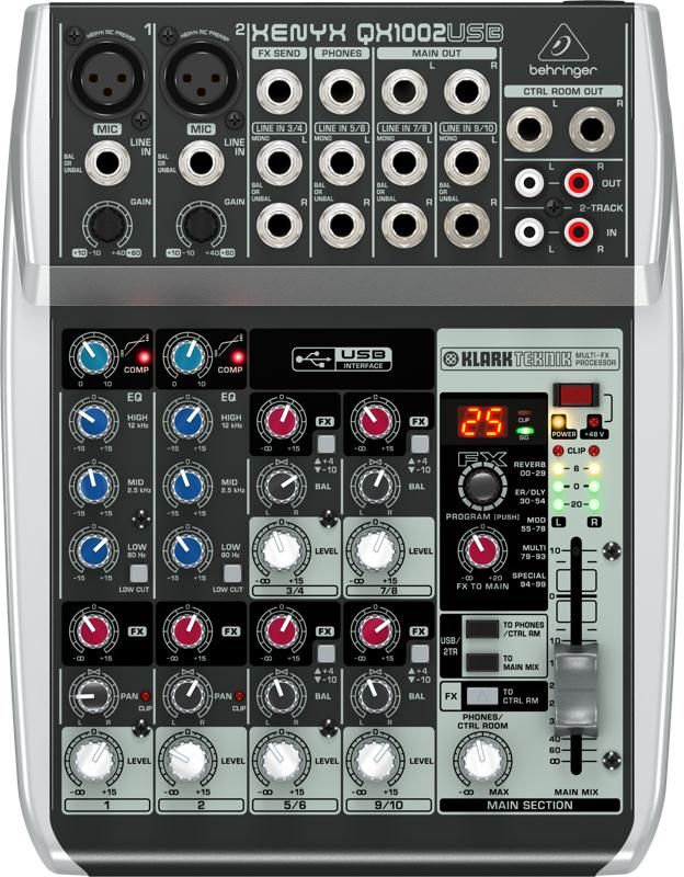 Мікшерний пульт BEHRINGER XENYX XENYX QX1002USB