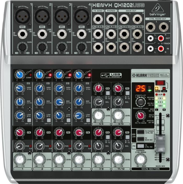 Микшерный пульт BEHRINGER XENYX QX1202USB