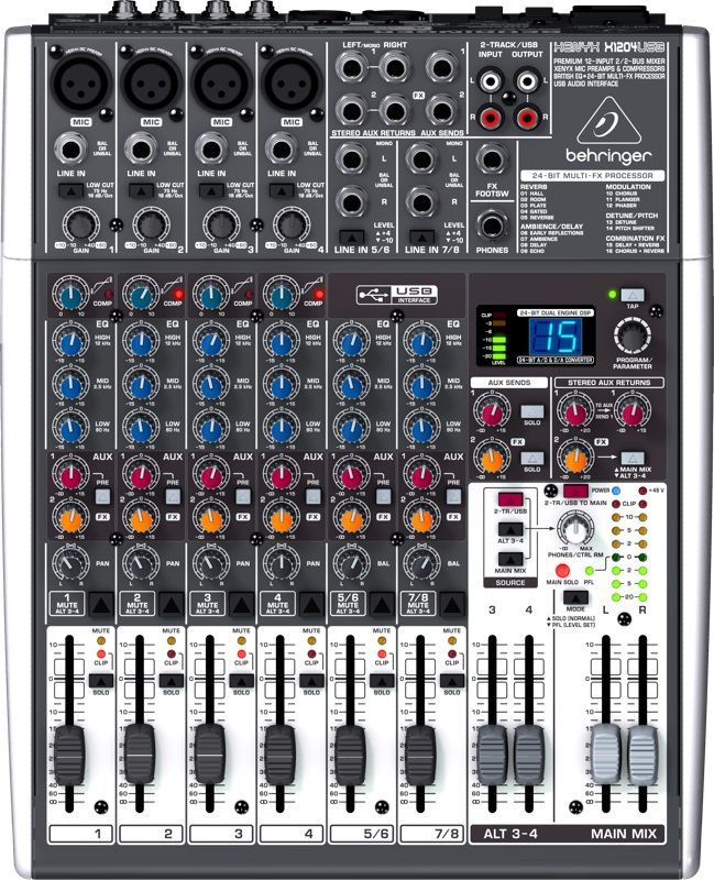 Микшерный пульт BEHRINGER XENYX X1204USB