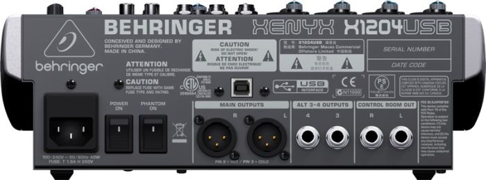 Микшерный пульт BEHRINGER XENYX X1204USB