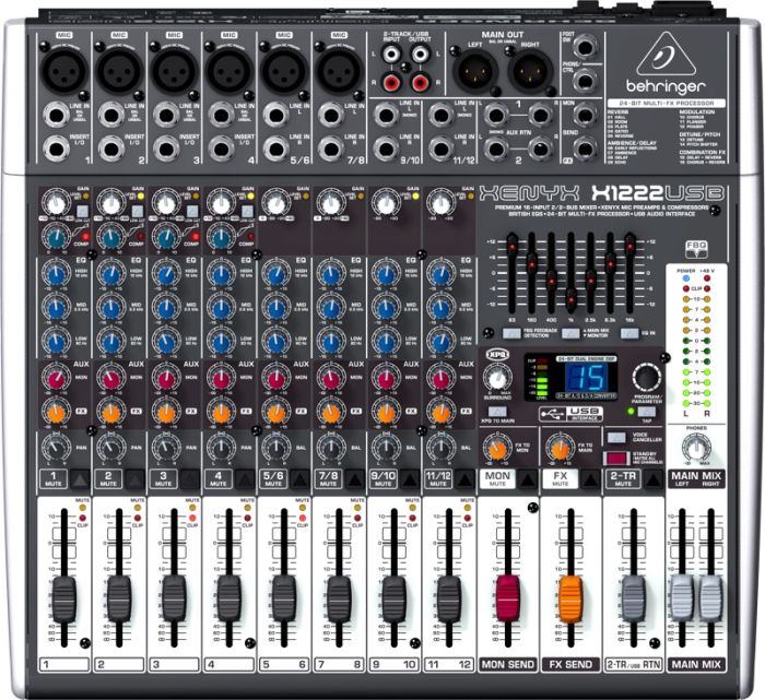 Микшерный пульт BEHRINGER XENYX X1222USB