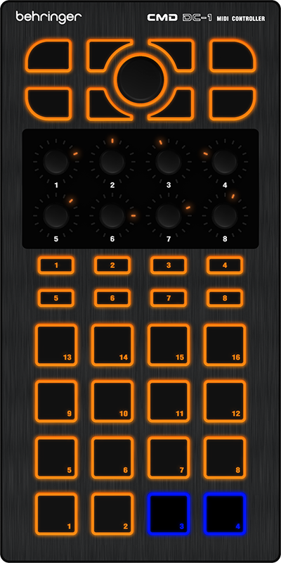 DJ MIDI-контролер - Behringer CMD - DC1