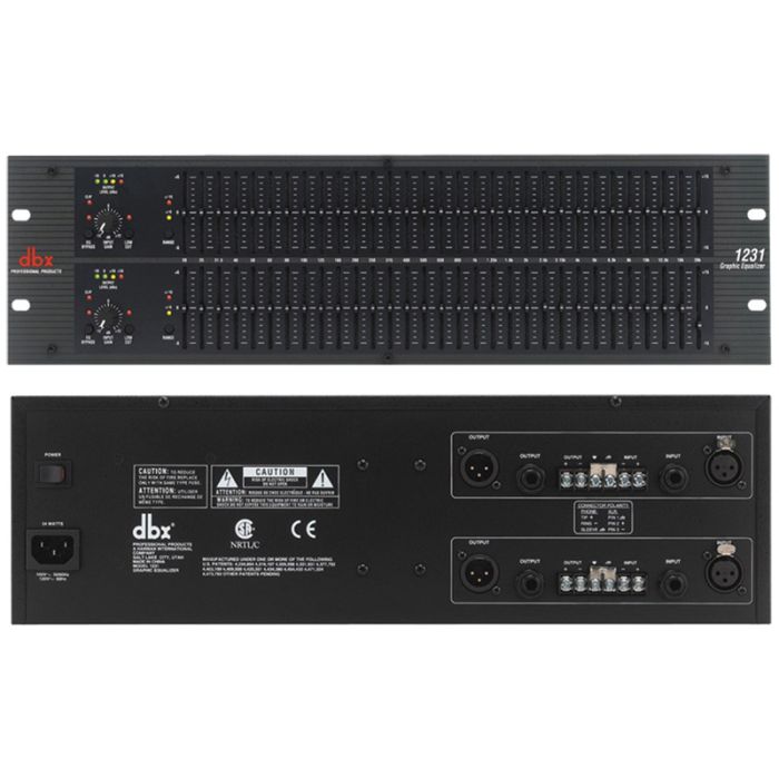 DBX 1231 двухканальный 31-полосный эквалайзер