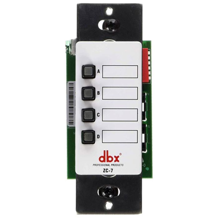 DBX ZC-7 настенный контроллер зоны