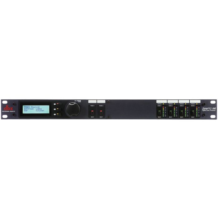 DBX ZonePro 640 аудио процессор для многозонных систем