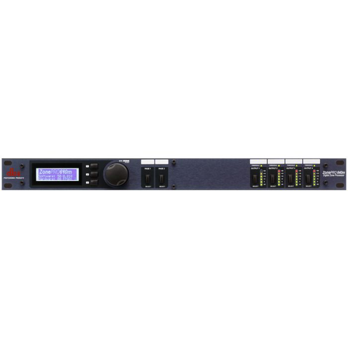 DBX ZonePro 640m аудио процессор для многозонных систем