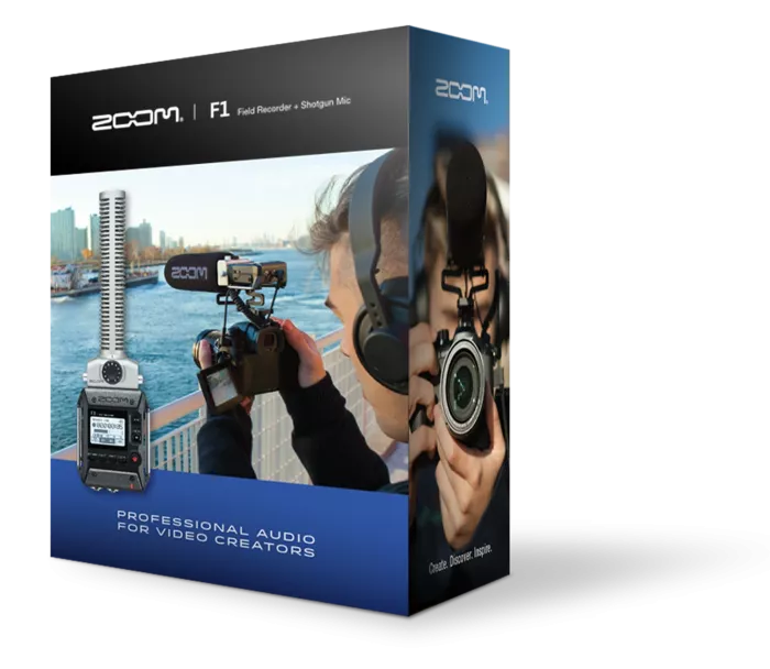 Zoom F1-SP аудіорекордер 2-канальний з суперкардіоїдним мікрофоном-пушкою Zoom SGH-6