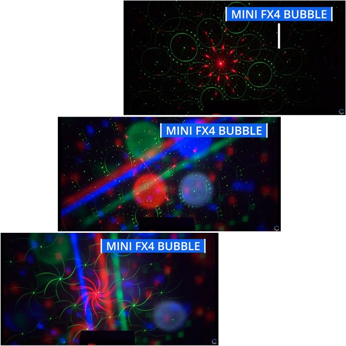 Free Color MINI FX 4 Bubble Світловий LED прилад