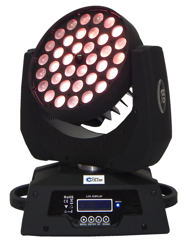 Free Color W3610 Zoom Полноповоротный прожектор 