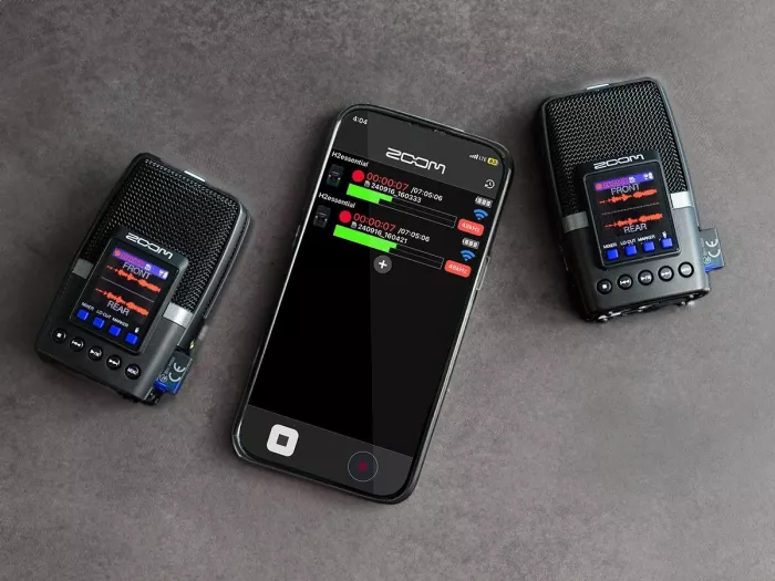 Zoom H2essential портативний рекордер для музики, подкастів та інтерв’ю, 3-и мікрофонна система, запис у 32-бітному форматі