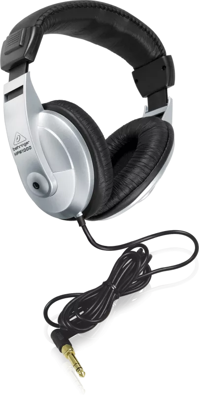 BEHRINGER HPM1000 Наушники универсальные; Овальные чаши; АЧХ 20-20000 Гц; Прямой кабель; Адаптер-джек 6,3 мм. Вес 290г.
