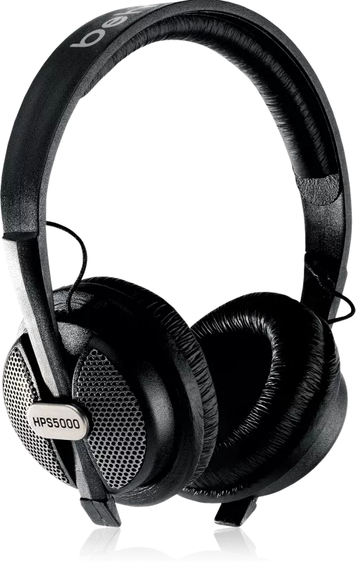 BEHRINGER HPS5000 Студийные наушники закрытого типа; Овальные амбушюры; АЧХ 20-20кГц; Адаптер-джек 6,3мм.