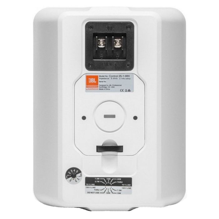 JBL CONTROL 25-1-WH компактний гучномовець трансляційний