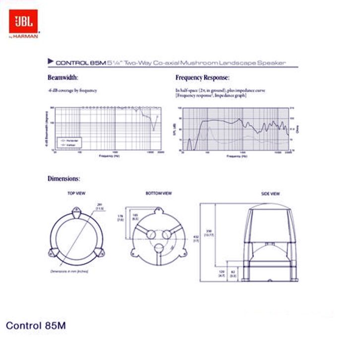 JBL CONTROL 85M трансляційна акустична система трансляційна акустична система