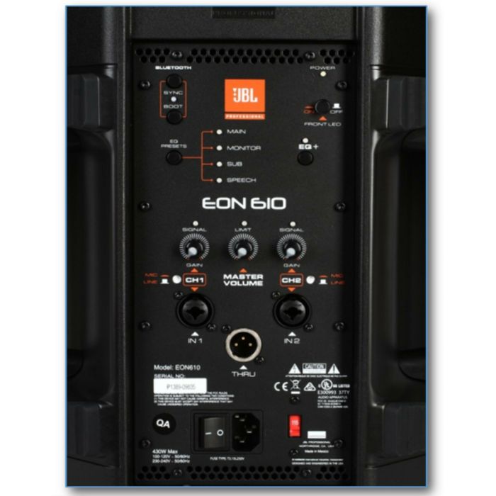 JBL EON610 акустическая система активная