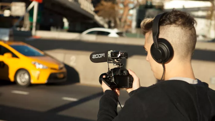 Zoom F1-SP аудіорекордер 2-канальний з суперкардіоїдним мікрофоном-пушкою Zoom SGH-6