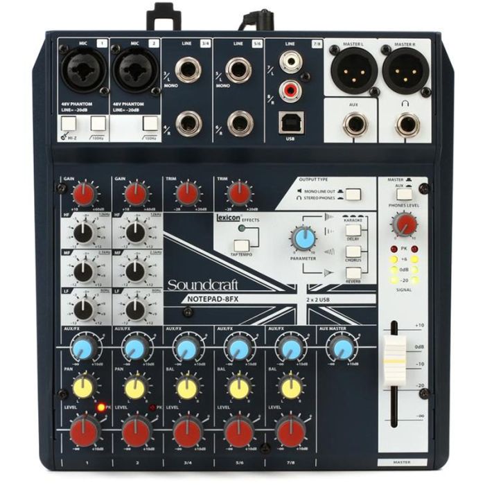 Soundcraft Notepad-8FX микшерный пульт