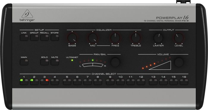 Цифровой стерео-микшер BEHRINGER POWERPLAY P16-M