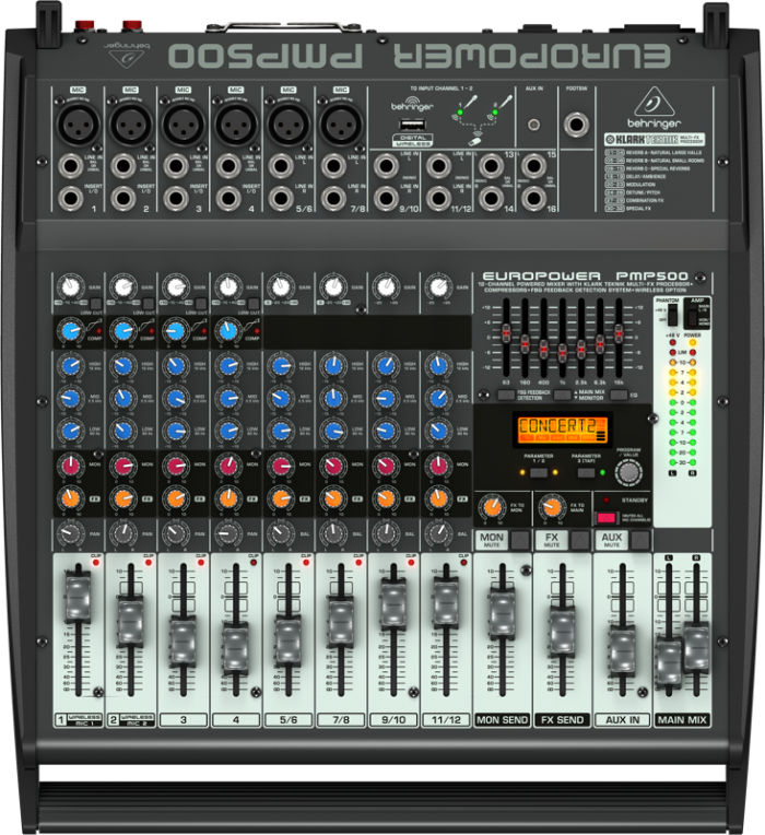 Активний мікшерний пульт Behringer PMP500