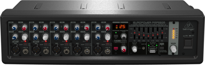 Активний мікшер BEHRINGER EUROPOWER PMP550M Активний мікшер BEHRINGER EUROPOWER PMP550M