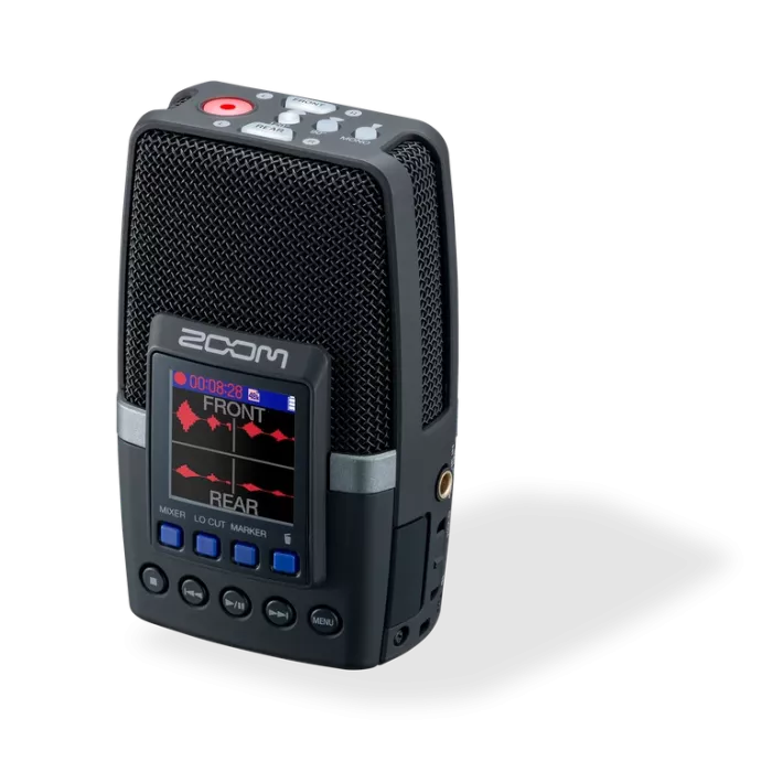 Zoom H2essential портативний рекордер для музики, подкастів та інтерв’ю, 3-и мікрофонна система, запис у 32-бітному форматі