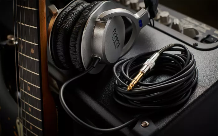 ROLAND RH-200S студийные наушники закрытого типа; Поворотные на 180 градусов чаши; Мониторинг одним ухом; В комплекте 6,3мм. адаптер-джек; Вес 200 г.