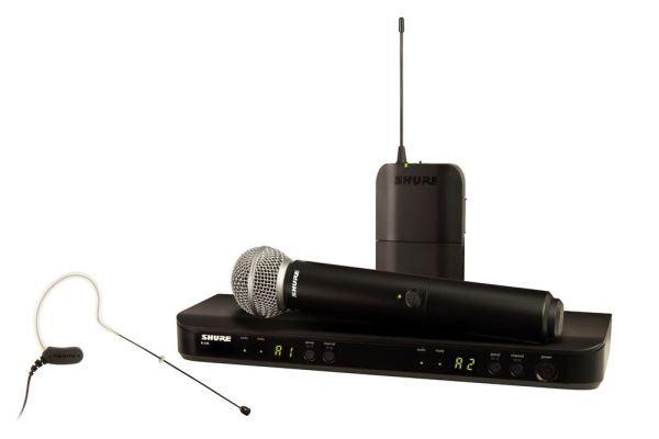 SHURE BLX1288E/MX53 Радиосистема с ручным и головным микрофоном