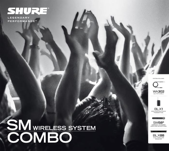 Радиосистема SHURE BLX1288E/SM58