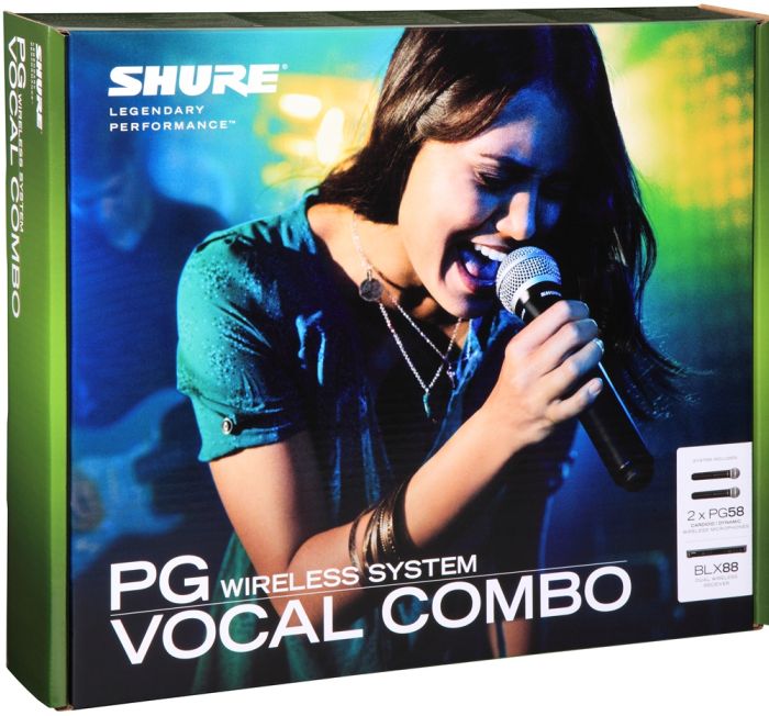 Радиосистема SHURE BLX288E/PG58