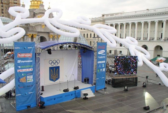 Разборной сценический комплекс с арочной крышей 10х6
