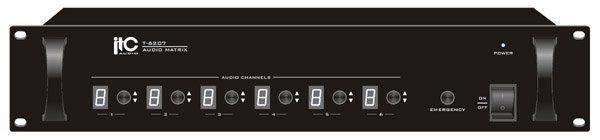 ITC T-6207 Аудіоматриця 6х6 Аудіоматриця 6х6