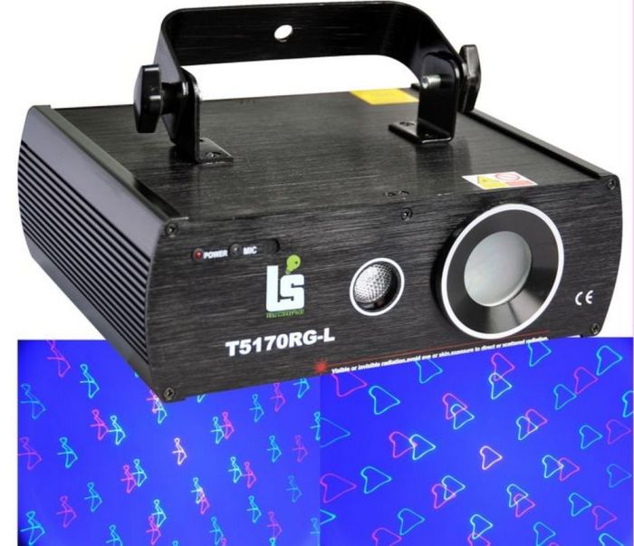 Light Studio T5170 Лазер заливальний RG 160мВт+фон Light Studio T5170 Лазер заливальний RG 160мВт+фон