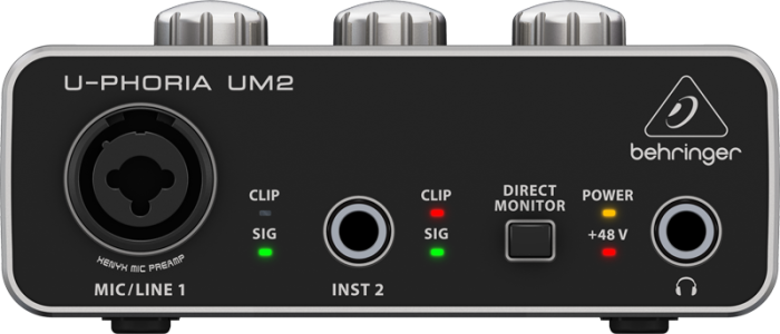 BEHRINGER U-PHORIA UM2 Аудіоінтерфейс BEHRINGER U-PHORIA UM2