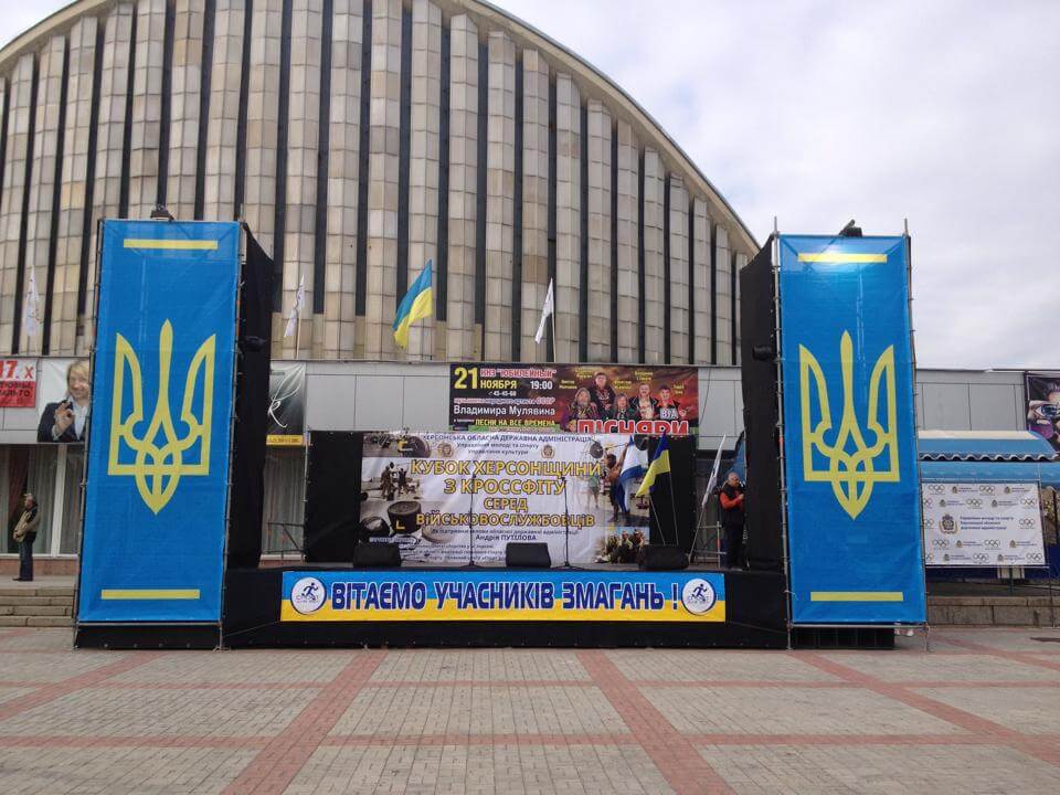 подиум стальной 8х6 с башнями